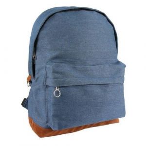 Bigbuy Sac &agrave; dos Casual Denim Patch