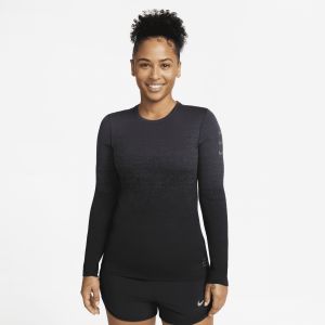 Nike Haut de running &agrave; manches longues Dri-FIT ADV Run Division pour femme - Gris - Taille M - Female