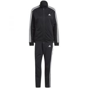 Adidas Ensemble de surv&ecirc;tement 3 bandes Homme - Black, Black - Taille XS