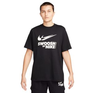 Nike T-shirt Sportswear Swoosh Femme - BLACK, BLACK - Taille XS