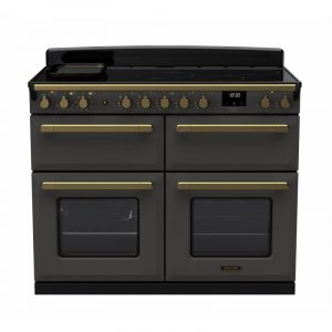 Falcon PIANO DE CUISSON ESTEL DELUXE BCTAB IND 110 CM ARDOISE LAITON ANTIQUE