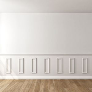 Nordlinger - Kit moulure d&eacute;cor 5 - 180 &agrave; 300cm - Moulure murale bois 100%FSC pour soubassement