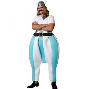 Atosa D&eacute;guisement Homme Gros Gaulois Bleu