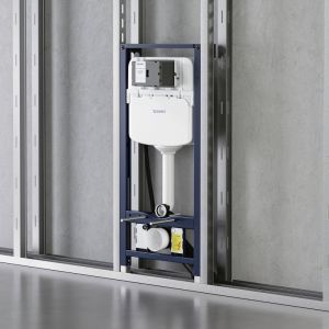 Duravit DuraSystem Bâti-support H: 115 cm, pour WC suspendu, WD1040000000,