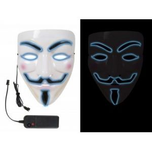 Ptit Clown MASQUE PVC LUMINEUX ANONYMOUS