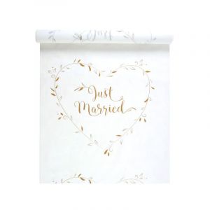 Santex Tapis just married métallisé or