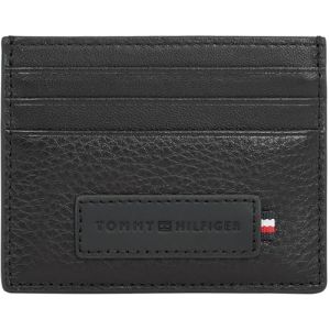 Tommy Hilfiger Porte-Carte Homme Premium Holder en Cuir, Noir (Black), Taille Unique