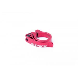 SixPack Menace Collier de selle Ø31,8mm, red Colliers de selle