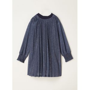 Image de Billieblush Robe plissée pailletée Bleu
