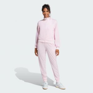 Adidas Survêtement Essentials Feel Cozy rose blanc femme - L