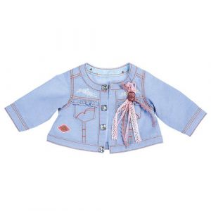 Schildkröt Funsports Veste en jeans avec broche Hibou
