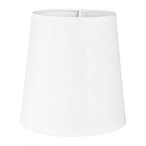Image de Ostaria Abat-jour - Conique - Blanc - Pour lampe - Base 15 cm - Culot E14 avec réducteur