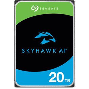 Seagate SkyHawk AI ST20000VE004 - Disque dur - 20 To - interne - 3.5" - SATA 6Gb/s - m&eacute;moire tampon : 512 Mo - avec 3 ans de Rescue Data Recovery
