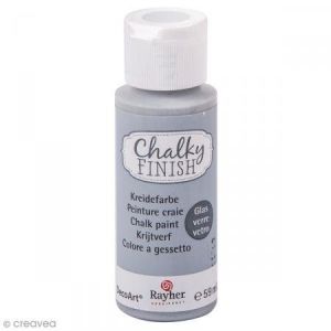 Rayher Peinture Craie Verre (Chalky Finish) Gris Granite 59Ml