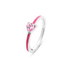 Jette Bague pour femme SUMMER LOVE 89137551 925 Argent recylé, Émail