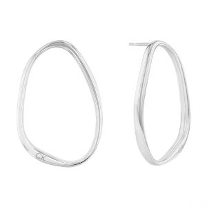 Boucles oreilles Calvin Klein Elongated Drops - 35000450 Acier Argent