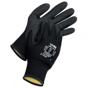 Uvex Lot de 3 paires de gants d'hiver à enduction unilite thermo - noir - taille 7