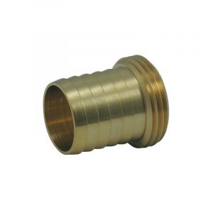 Ezfitt Embout male cannelé - fileté male en laiton - Ø 2 pouces x 40mm