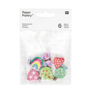 Rico Design Gommes th&egrave;me for&ecirc;t x 6 pcs