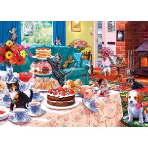 Master pieces Puzzle 550 pièces : Home Sweet Home - Les terreurs de l'heure du thé