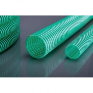 Heliflex Tuyau aspiration APDatec 10vert/transp. 19x2,4mm 50m