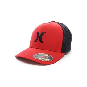 Hurley M Hrly Icon Textures Hat, Homme, Gym Rouge, S/M