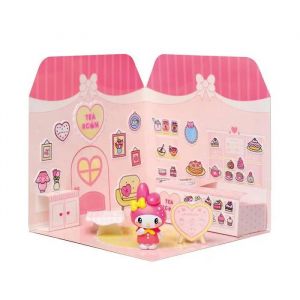 Comansi Playset My Melody Tea Room - 40+ Stickers - Figurine 6 cm - Violet