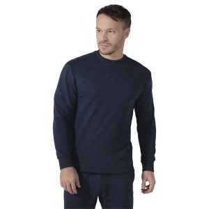 Reebok Training Essentials Marble Group Crew - Collegiate Navy - Taille L