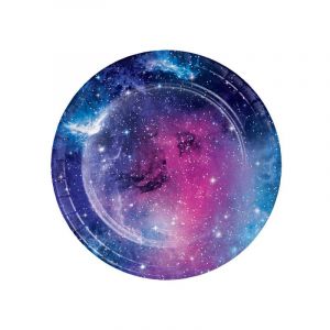 8 Petites iettes en carton Galaxy 18 cm Taille Unique