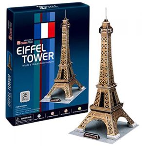 CubicFun Tour Eiffel, Paris - Puzzle 3D 35 pièces