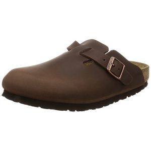 Birkenstock Boston, Sabots mixte adulte, Marron (Habana), 45 EU