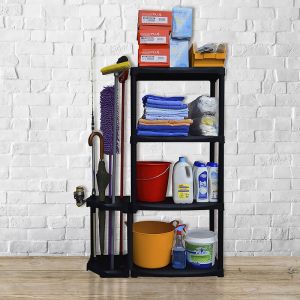 Alter &Eacute;tag&egrave;re d'angle r&eacute;versible avec rack de polypropyl&egrave;ne, &eacute;tag&egrave;re pour int&eacute;rieur ou ext&eacute;rieur, 100% Made in Italy, 90x30h13