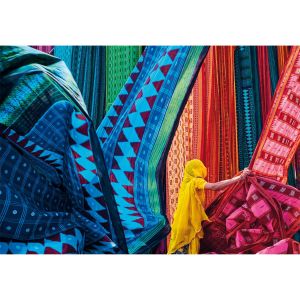 Clementoni Puzzle 1500 pièces : Tissus flottants
