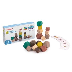 Miniland Baby Pierres Empilables - 18 pièces