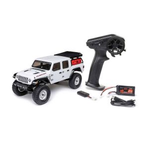 Axial Jeep JT Gladiator SCX24 Blanche Brushed Rock Crawler - 1/24 - RTR - (batterie et chargeur inclus)