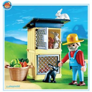 Playmobil 4491 - Fermier et lapins