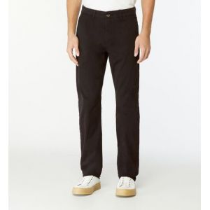 Galeries Lafayette Pantalon chino Kutdroit droit coton bio Noir - Couleur Noir - Taille M