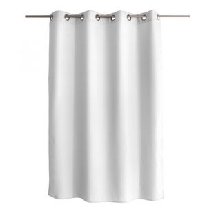 Image de Decostars - Rideau uni à oeillets Blanc 140x180 cm
