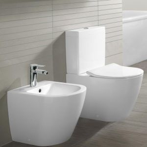 Villeroy & Boch Subway 2.0 armoire de lavage pour lavage combiné sans jante, 5617R0, 370x700mm, Coloris: Céramique blanche plus - 5617R0R1