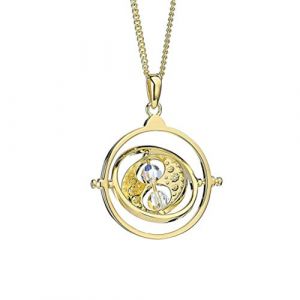 The Carat Shop Hogwarts Retourneur de Temps en plaqu&eacute; Or Collier avec Cristaux Swarovski, Or, Or