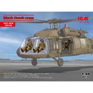 ICM Maquette hélicoptère : Équipage du Black Hawk - 1/48