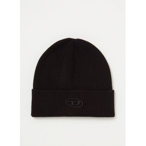 Diesel Bonnet en maille fine K-Coder en laine mélangée