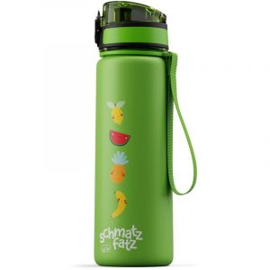 Klarstein Schmatzfatz Gourde Enfant 500ml - Anti Fuite, Sans bpa, Design Coloré, Fermeture 1 Clic, Compatible Boissons Gazeuses, Facile à Nettoyer, Avec