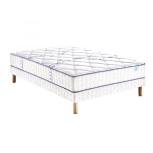 Image de Merinos Ensemble Matelas JOYSTIC 580 Ressorts Confort Morphologique 160x190 avec 2 sommiers