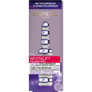 L'Oréal Revitalift Filler [+HA] - Cure Hyaluronique 7 Jours - Ampoules Revolumisantes