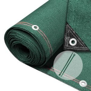 Vounot Brise Vue Occultant en HDPE avec Attaches et Clips de Fixation Protection Rayons UV Résistant aux Déchirures et au Vent Protection pour Jardin Balcon 230g/m² 1.8x20m Vert