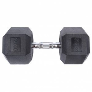 SPORTINATOR Haltère hexagonale de 22,5 kg