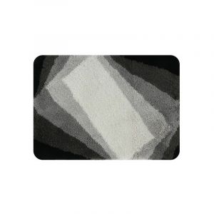 Image de Spirella Tapis de bain KALI Acrylique 70x120cm Noir & Gris