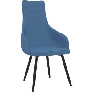 Image de VidaXL Chaise de canapé Bleu Tissu