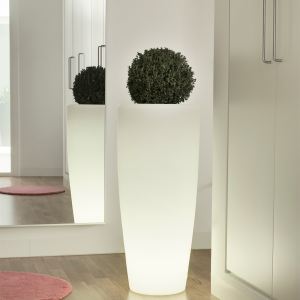 Image de New Garden Pot de fleurs rond haut lumineux Bambù Light Ø40 cm 12 L